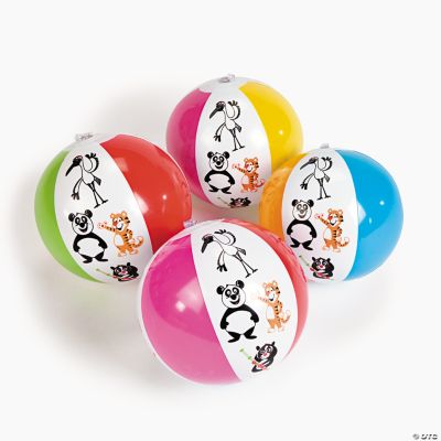 Mini Panda And Friends Beach Balls