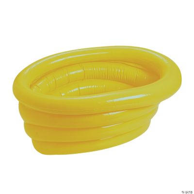 Yellow Inflatable Tub Cooler