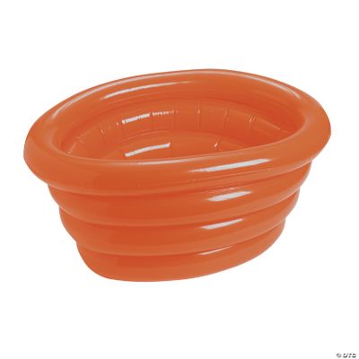 Orange Inflatable Tub Cooler