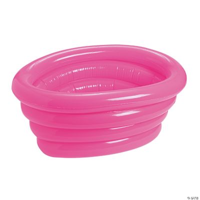 Inflatable Neon Pink Tub Cooler