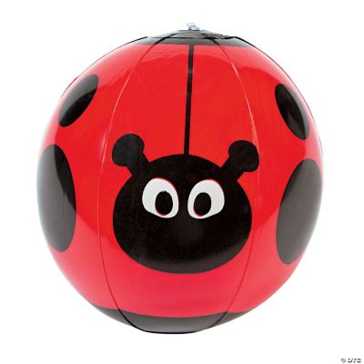 Inflatable Ladybug Character Beach Balls