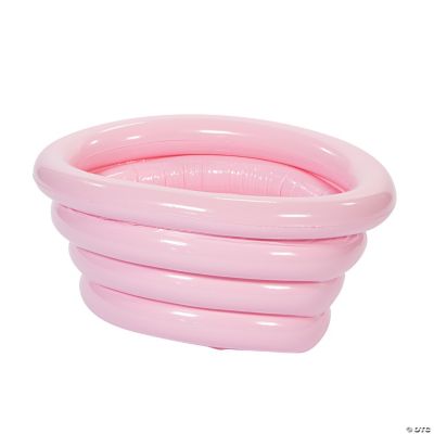 Inflatable Light Pink Tub Cooler