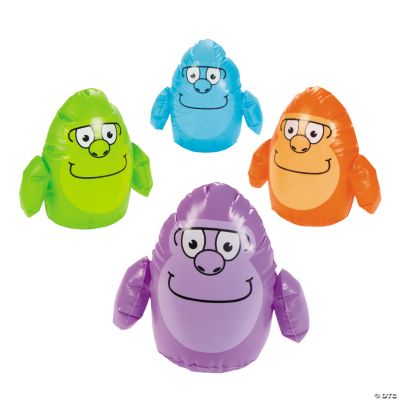 Inflatable Bright Gorillas With Weighted Bottom