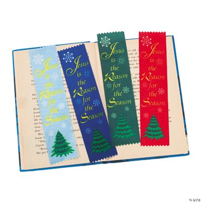 Satin “Jesus Is The Reason” Ribbon Bookmarks