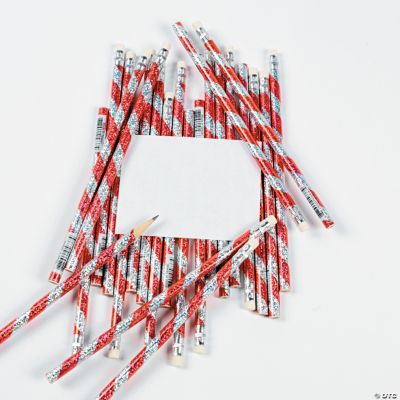Candy Cane Prism Pencils