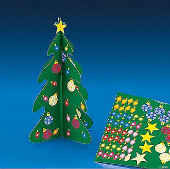 Holiday 3D Trees & Stickers