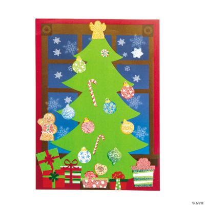 Glitter Trim-A-Tree Stickers
