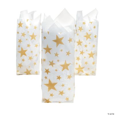 Gold Star Frosted Bags