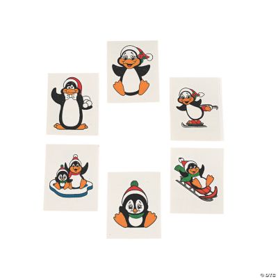72 Glitter Penguin Tattoos