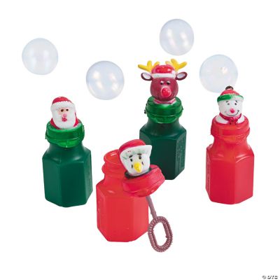Holiday Character Bubble Bottles