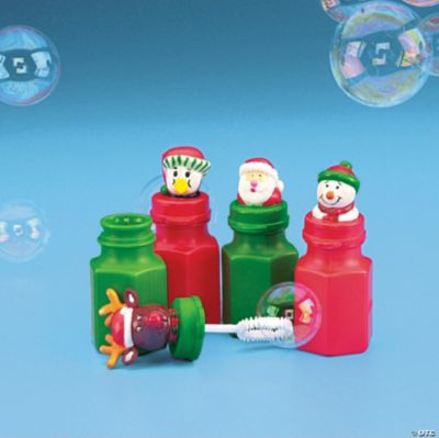 Holiday Character Bubble Bottles