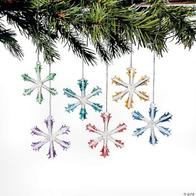 Colorful Snowflake Ornaments