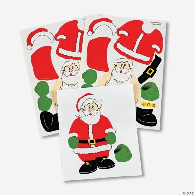 Make-A-Santa Stickers