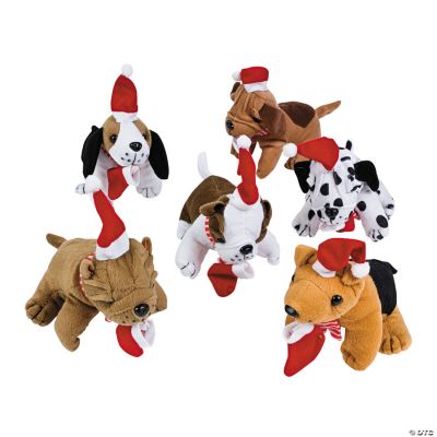 Plush Realistic Holiday Dogs