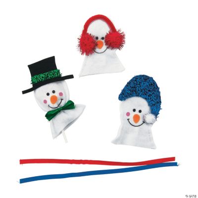 Snowman Sucker Covers