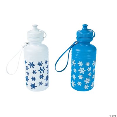 Snowflake Water Bottles