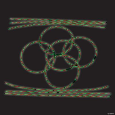 Glow Holiday Swizzle Necklaces