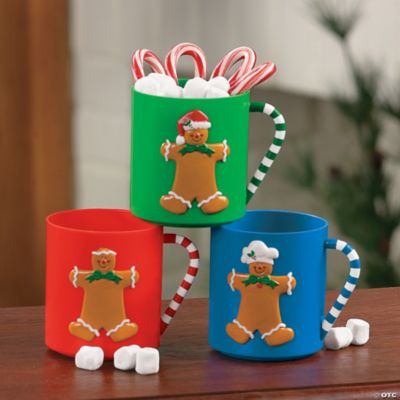 Gingerbread Man Mugs