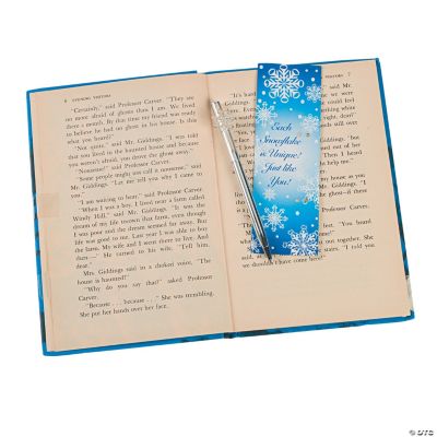 Snowflake Pen & Bookmark Sets