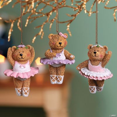Ballerina Bear Ornaments