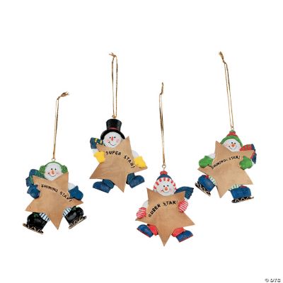 Snowman Star Ornaments