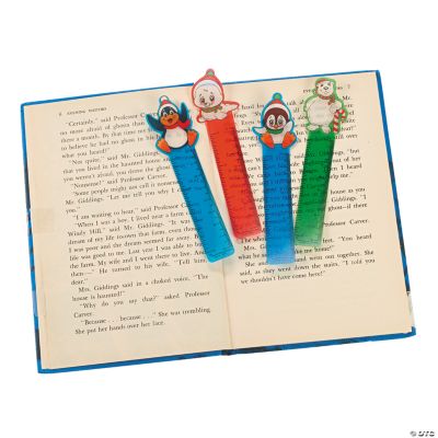 Arctic Friends Character Ruler Bookmarks