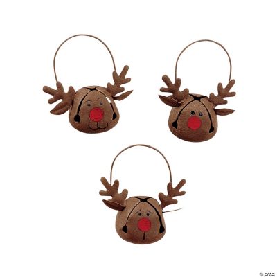 Jingle Bell Reindeer Ornaments