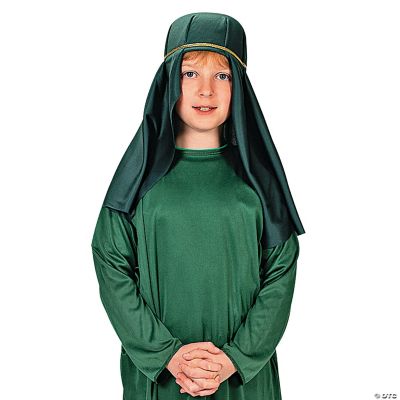 Green Nativity Child Hat