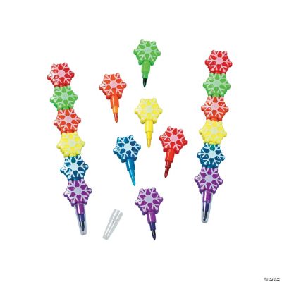 Snowflake Stacking Point Crayons