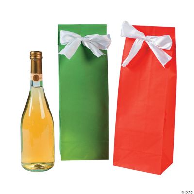 Red & Green Wine Bags