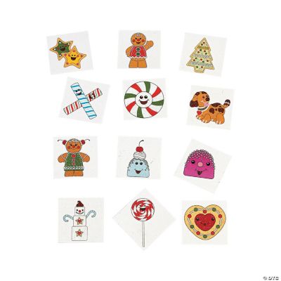 Glitter Gingerbread Tattoos