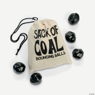 Coal-Shaped Bouncing Balls