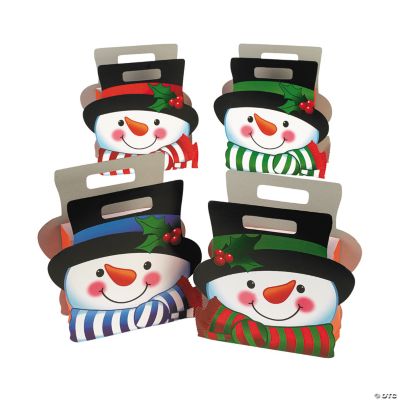 Snowman Die Cut Gift Bags