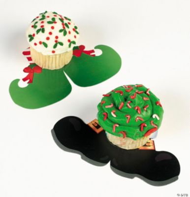 Holiday Cupcake Feet