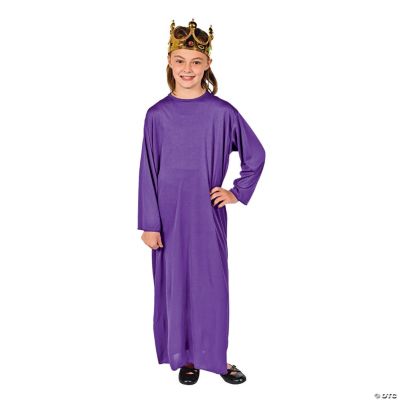 Child Purple Nativity Gown