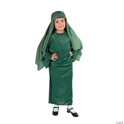 Child Green Nativity Gown