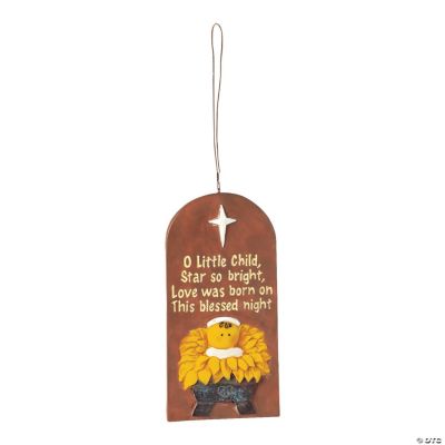 “O Little Child” Shining Star Ornaments
