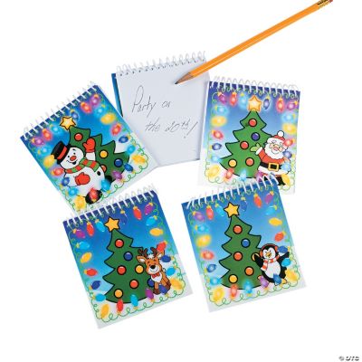 “Blinking” Christmas Lights Lenticular Notepads