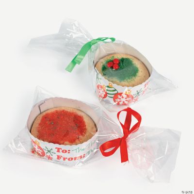 Christmas Cookie Collars With Ribbon