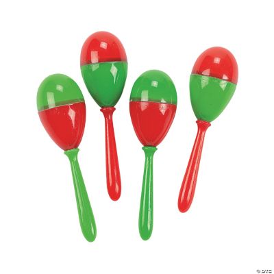 Mini Christmas Maracas