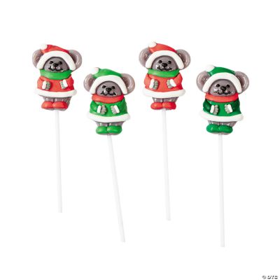 Christmas Mouse Character Suckers