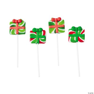 Christmas Gift Frosted Swirl Pops