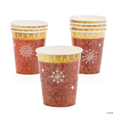 Red & White Reindeer Cups