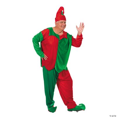 Adult Plus Size Men's Elf Costume