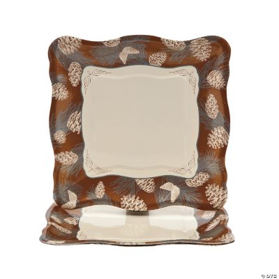 Winter Enchantment Square Dinner Plates