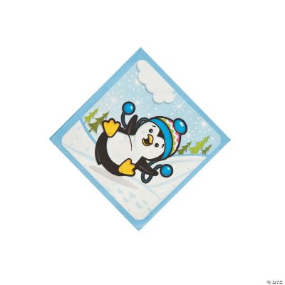 Penguin Party Beverage Napkins