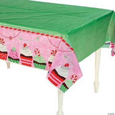 Christmas Cupcake Table Cover