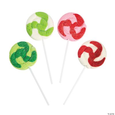 Christmas Marshmallow Swirl Pops