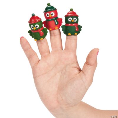 Christmas Owl Finger Puppets