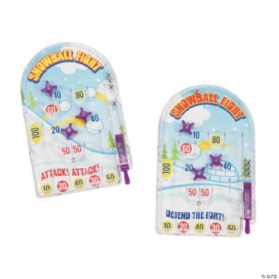 Snowball Fight Pinball Games